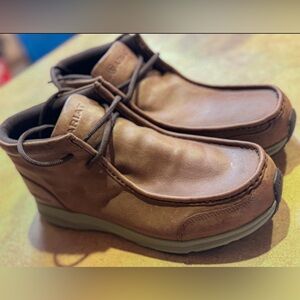 Ariat Men's Tan leather ankle Boots (Authentic)